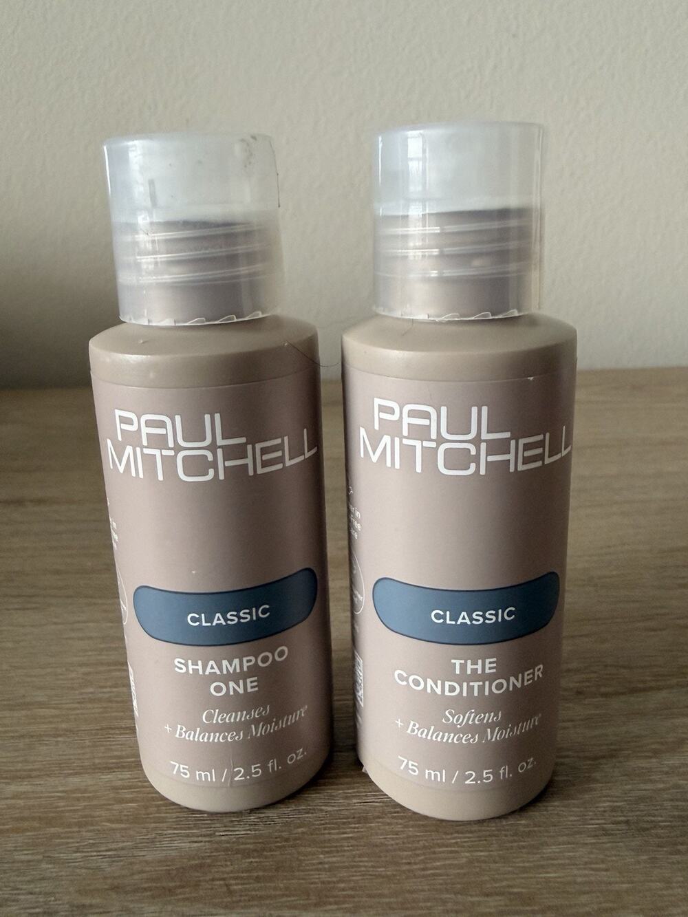 Paul Mitchell Classic Shampoo One & The Conditioner Travel Set 2.5 oz Sealed New